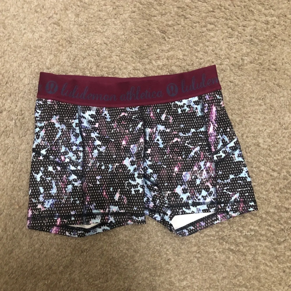 Lululemon Athletica Shorts | Lululemon What The Sport Short Floral Sz 8 Great co